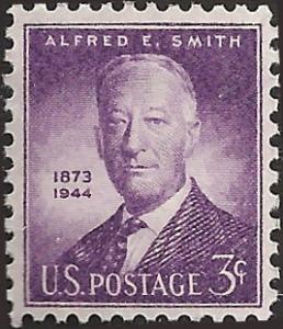 # 937 MINT NEVER HINGED ALFRED E. SMITH