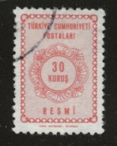 TURKEY Scott o92 Used official