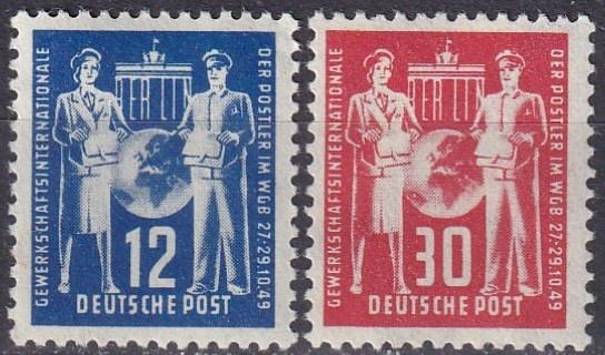 DDR #49-50  F-VF Unused CV $16.50 (A19959)