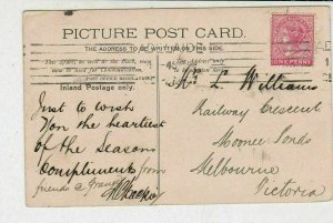 South Australia Early Keswick&Derwentwater Illust Stamp Card to Victoria   35139
