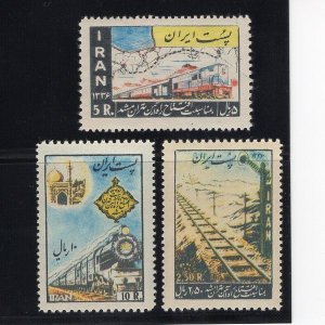 1957 Train Map Railroad Railway Mint Set SCV $110