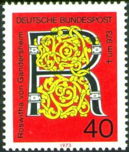 Germany Scott 1117 MNH ** 1973 Roswitha stamp