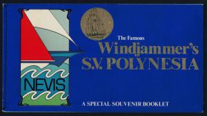 Nevis 117b, 116 Booklet MNH Windjammers, S.V. Polynesia, Caona, Sailing Ships