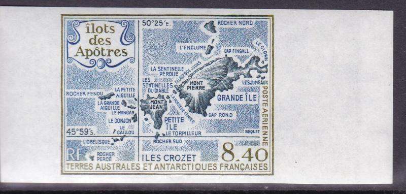 French Southern & Antarctic Territories 1989 View Apostle Islands  IMPERF  VF/NH