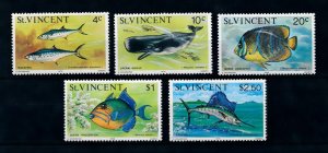 [99676] St. Vincent 1975 Marine life fish whale year 1976  MNH