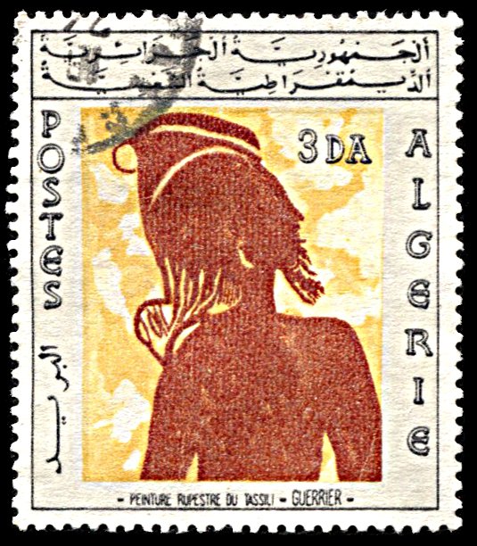 Algeria 368, used, Wall Paintings