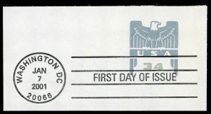 USA U646 Mint Cut Square First Day