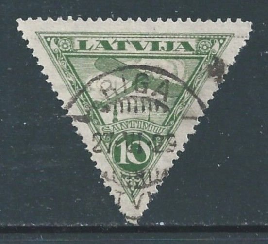Latvia #C3 Used 10s Bleriot XI