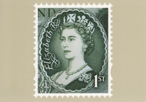 Great Britain 2012 PHQ Card Sc 2996b 1st QEII image 1960 Bank note