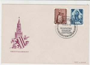 german democratic republic 1955 stamps cover ref 19222