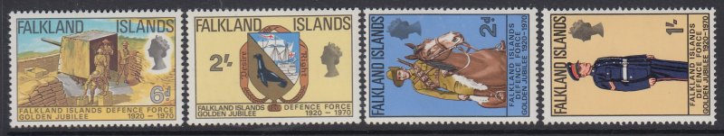 Falkland Islands, Scott 188-191 (SG 254-257), MNH