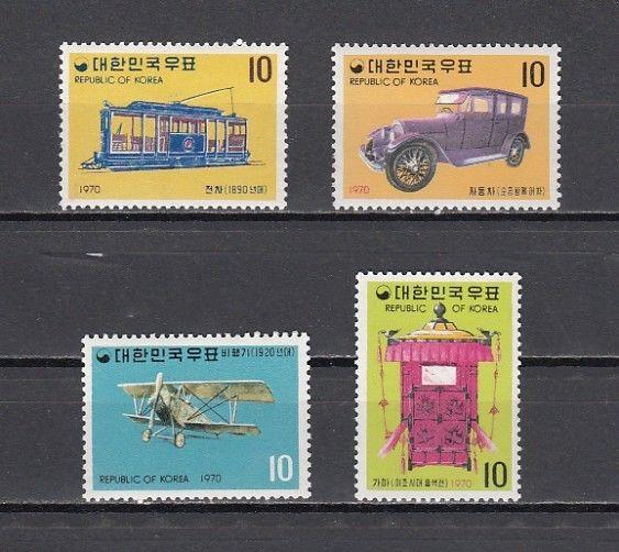 South Korea, Scott cat. 704-707. Transportation issue.