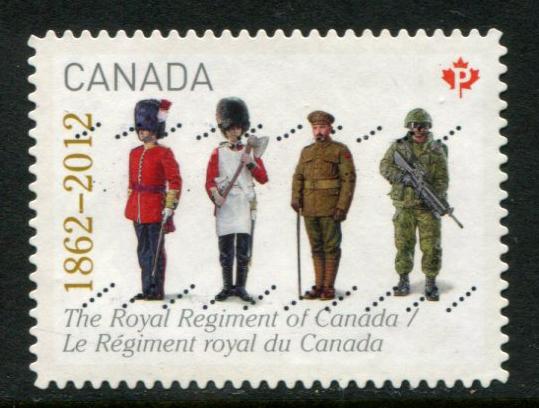 2580 Canada P Royal Regiment SA, used