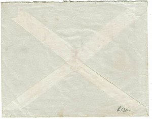 New Caledonia 1925 cover to new Zealand, franked Scott 107