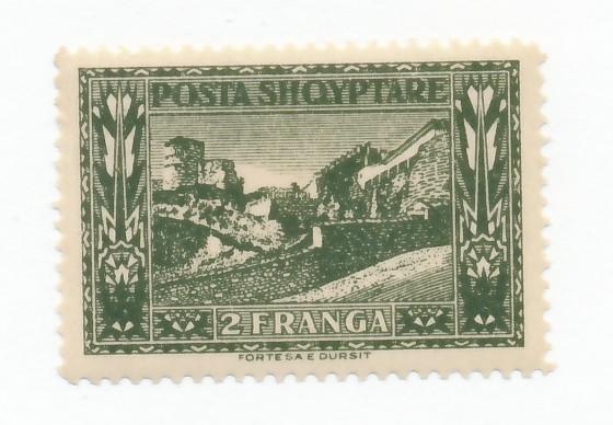 Albania 1923 - Scott 153 MH - 2fr, Dursit