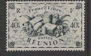 France-Reunion # 228 Produce    40c  (1)  Unused VF