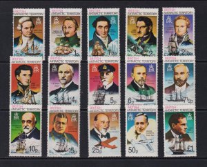 British Antarctic Territory - 1973 set, mint, cat. $ 47.95