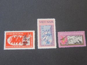 Vietnam 1965 Sc 347-9 set MNH