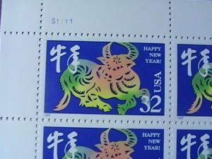 U.S.# 3120-MINT/NEVER HINGED-- PANE OF 20----CHINESE LUNAR NEW YEAR---1997