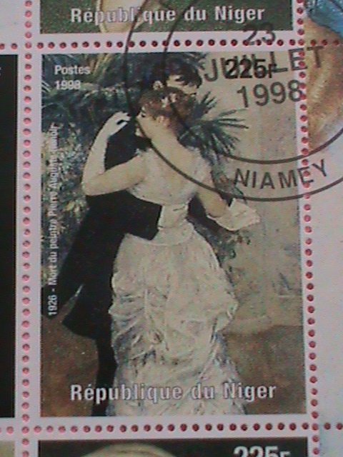 NIGER STAMP-1998- MARILYN MONROE FAMOUS PERSONS -CTO -MNH STAMP SHEET -RARE