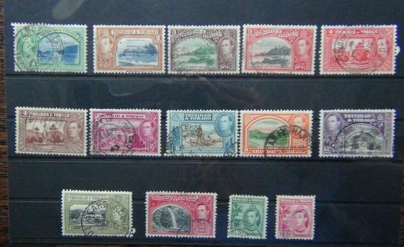 Trinidad & Tobago 1938 - 1944 set to $4.80 Used