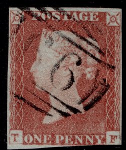 GB QV SG8, 1d red-brown PLATE 79, USED. Cat £38. TF