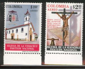 Colombia  Scott C459-60 MNH** airmail stamp set