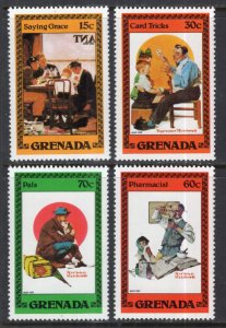 Grenada 1098-1101 Norman Rockwell MNH VF