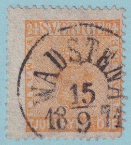 SWEDEN 10  USED - WITH WADSTENA CANCEL - NO FAULTS VERY FINE! - VZD