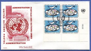 UN United Nations Geneva 1970 Sc 12  2fr Bouchardy FDC VF - Globe/Bird