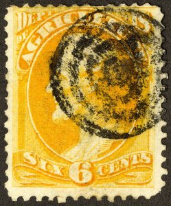 US Stamps # O4 Used F Official Scott Value $60.00