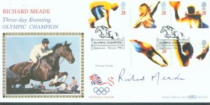 Great Britain 1996 Olympics FDC signed Richard Meade