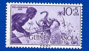 Spanish Guinea 1954 - MNH - Scott #B30