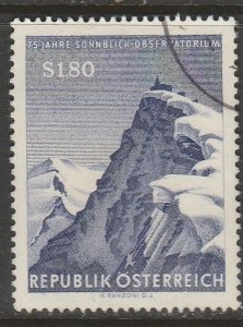 Austria 666, SONNBLICK MOUNTAIN & OBSERVATORY. USED. F-VF. (1220)