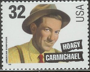 3103 Hoagy Carmichael F-VF MNH single stamp