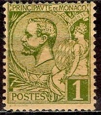 Monaco; 1891; Sc. # 11; MH Single Stamp