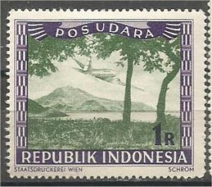 INDONESIA, 1949, MNH 1r AIR POST Scott C25