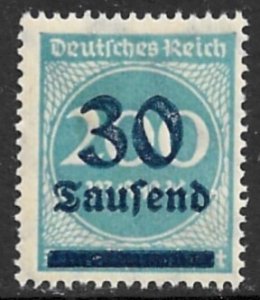 GERMANY 1923 30th m on 200m Inflation Issue Sc 249 MLH