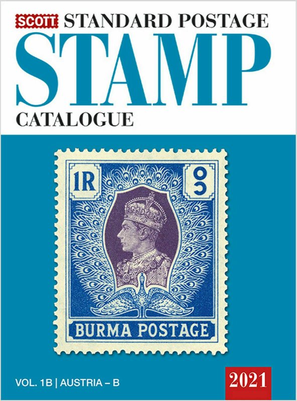 2021 Scott Standard Postage Stamp Catalogue Worldwide (US A-B) Volume 1