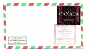 MEXICO 1990 OAXACA CULTURAL HERITAGE UNESCO NATIVE AMERICAN FIRST DAY COVER FDC