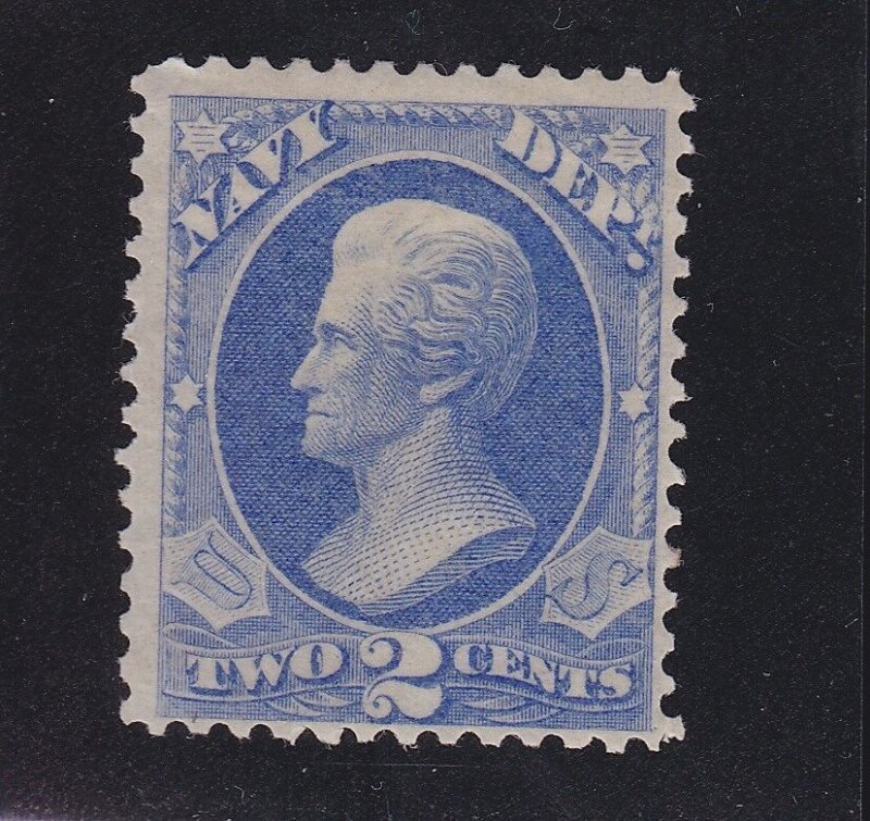 US O36 2c Navy Department Official Mint F-VF OG H SCV $160