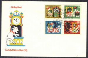 Germany 1963 Fairy Tales of Brother Grimm Mi. 408/11 FDC