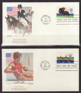 US 1791-1794 Olympics 1979 Fleetwood S/4 U/A FDC