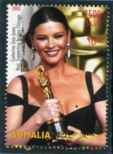 Somalia 2003 FILMS OSCARS Catherine Zeta-Jones Stamp Perforated Mint (NH)