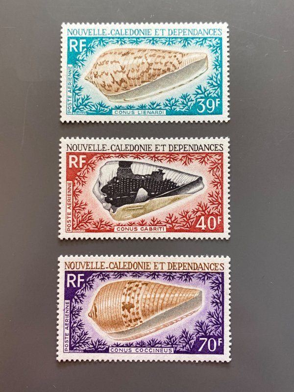 New Caledonia C58-C60 VF MLH. Scott 33.50