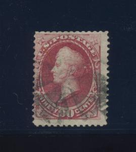  Scott 144 Perry Grill  Used Stamp  (Stock 144-2)