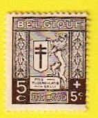 BELGIUM SCOTT#B59 1926 LION & CROSS OF LORRAINE - MH