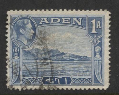 ADEN - Scott 18 - Aden Scenes - 1939- Used - Single 1a Stamp