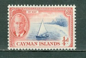 CAYMAN ISLANDS 1950 GEO VI #122 MINT NO THINS