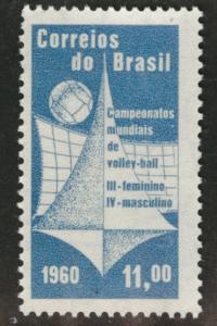 Brazil Scott 912 MNH** 1960 Volleyball stamp